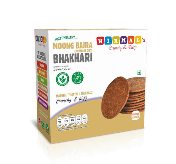 Moong Bajra Dry Bhakhri